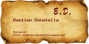 Bastien Donatella névjegykártya